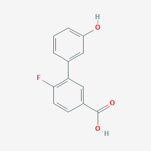 3-(5-Carboxy-2-fluorophenyl)phenol - 1181566-65-3