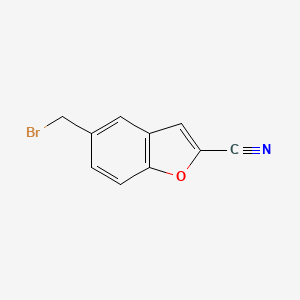 5-Bromomethyl-benzofuran-2-carbonitrile - 1258154-66-3
