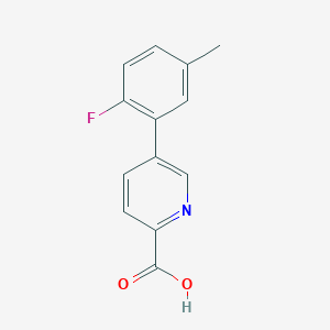 5-(2-fluoro-5-methylphenyl)pyridine-2-carboxylic acid - 1261975-71-6