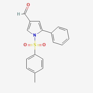1-[(4-Methylphenyl)sulfonyl]-5-phenyl-1H-pyrrole-3-carbaldehyde - 881673-31-0