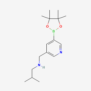 5-((Isobutylamino)methyl)pyridine-3-boronic acid pinacol ester - 919347-20-9