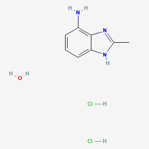 2-Methyl-1H-benzimidazol-4-amine dihydrochloride hydrate - 2368829-69-8