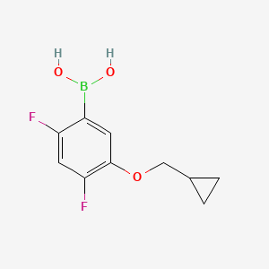 5-(Cyclopropylmethoxy)-2,4-difluorophenylboronic acid - 2096333-16-1