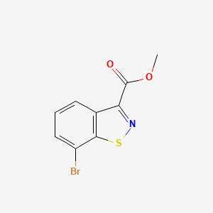 7-Bromo-benzo[d]isothiazole-3-carboxylic acid methyl ester - 1620412-37-4