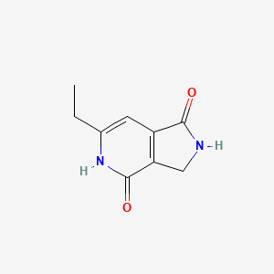 6-Ethyl-1H,2H,3H,4H,5H-pyrrolo[3,4-c]pyridine-1,4-dione - 1148027-26-2