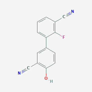 2-Cyano-4-(3-cyano-2-fluorophenyl)phenol - 1261931-97-8