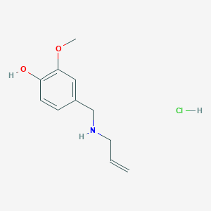 2-Methoxy-4-{[(prop-2-en-1-yl)amino]methyl}phenol hydrochloride - 1240567-34-3