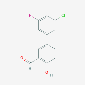 4-(3-Chloro-5-fluorophenyl)-2-formylphenol - 1111120-40-1