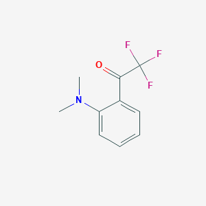1-(2-(Dimethylamino)phenyl)-2,2,2-trifluoroethanone - 1256467-19-2