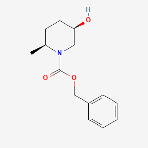 Benzyl (2S,5R)-5-hydroxy-2-methylpiperidine-1-carboxylate - 1788073-42-6
