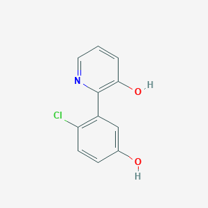 2-(2-Chloro-5-hydroxyphenyl)pyridin-3-ol - 1261888-94-1
