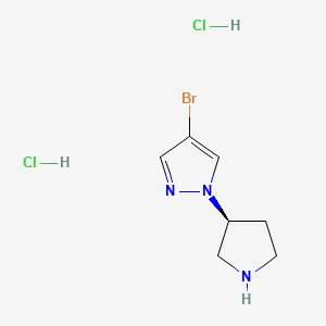 (S)-4-Bromo-1-pyrrolidin-3-yl-1H-pyrazole dihydrochloride - 1428331-35-4