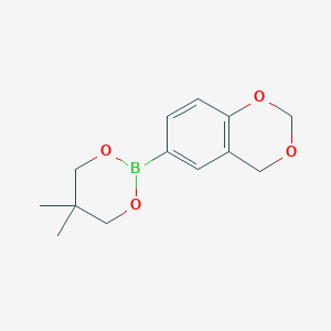 6-(5,5-Dimethyl-1,3,2-dioxaborinan-2-yl)-4H-1,3-benzodioxine - 1548827-74-2