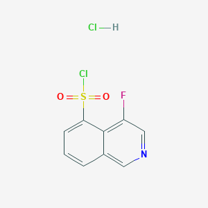 4-Fluoroisoquinoline-5-sulfonyl chloride hydrochloride - 906820-08-4