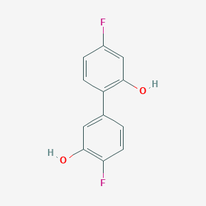 2-Fluoro-5-(4-fluoro-2-hydroxyphenyl)phenol - 394-78-5