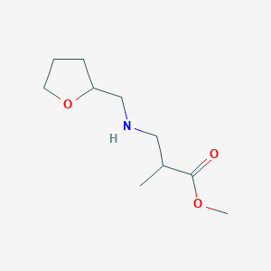 methyl 2-methyl-3-{[(oxolan-2-yl)methyl]amino}propanoate - 1154153-57-7