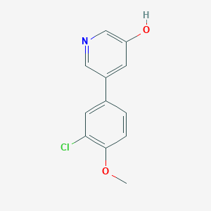 5-(3-Chloro-4-methoxyphenyl)pyridin-3-ol - 1261972-86-4