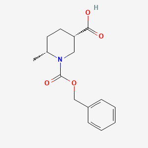 (3S,6R)-1-Benzyloxycarbonyl-6-methyl-piperidine-3-carboxylic acid - 1227916-29-1