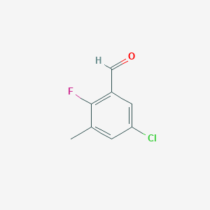 5-Chloro-2-fluoro-3-methylbenzaldehyde - 1538090-76-4