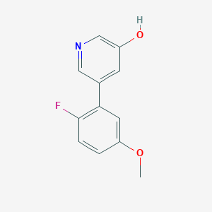 5-(2-Fluoro-5-methoxyphenyl)pyridin-3-ol - 1261993-95-6
