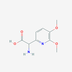 2-Amino-2-(5,6-dimethoxypyridin-2-yl)acetic acid - 1544470-15-6