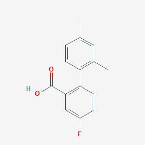 2-(2,4-Dimethylphenyl)-5-fluorobenzoic acid - 1183281-90-4