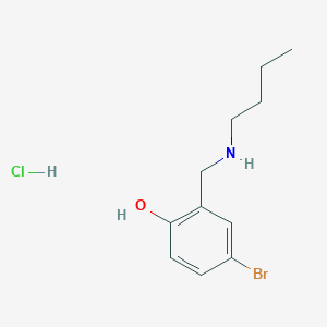 4-Bromo-2-[(butylamino)methyl]phenol hydrochloride - 1240567-49-0