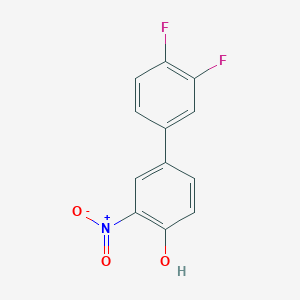 4-(3,4-Difluorophenyl)-2-nitrophenol - 1261909-09-4