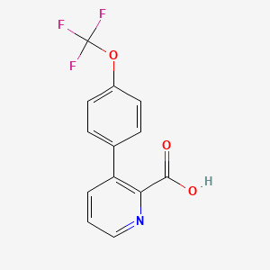 3-(4-(Trifluoromethoxy)phenyl)picolinic acid - 1261561-96-9