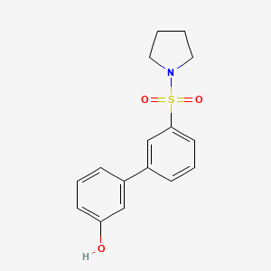 3'-(Pyrrolidin-1-ylsulfonyl)-[1,1'-biphenyl]-3-ol - 1261999-62-5