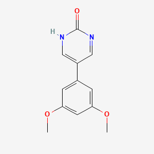 5-(3,5-Dimethoxyphenyl)-2-hydroxypyrimidine - 1111108-67-8