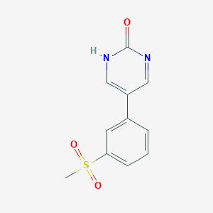 5-(3-(Methylsulfonyl)phenyl)pyrimidin-2-ol - 1261987-16-9