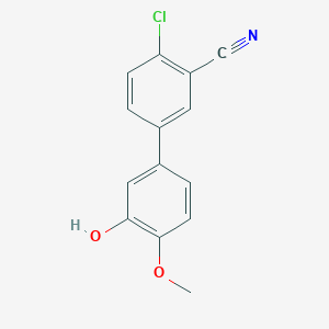 5-(4-Chloro-3-cyanophenyl)-2-methoxyphenol - 1261896-86-9