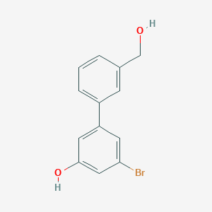 3-Bromo-5-(3-hydroxymethylphenyl)phenol - 1261888-71-4