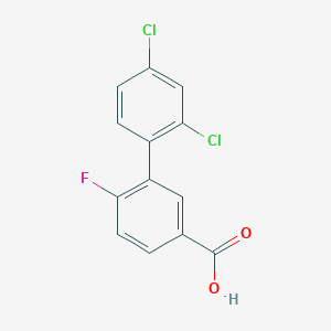3-(2,4-Dichlorophenyl)-4-fluorobenzoic acid - 1261913-94-3