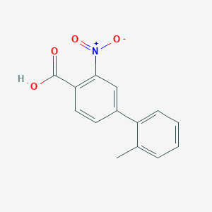 4-(2-Methylphenyl)-2-nitrobenzoic acid - 1261928-31-7