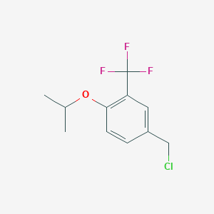 4-(Chloromethyl)-1-isopropoxy-2-(trifluoromethyl)benzene - 1215118-94-7