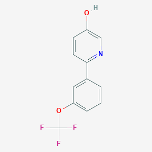 6-[3-(Trifluoromethoxy)phenyl]pyridin-3-ol - 1261624-55-8