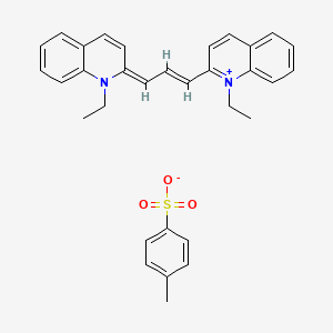 Quinolinium, 1-ethyl-2-[3-(1-ethyl-2(1H)-quinolinylidene)-1-propen-1-yl]-, 4-methylbenzenesulfonate (1:1) - 14124-47-1