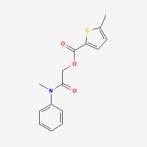 [methyl(phenyl)carbamoyl]methyl 5-methylthiophene-2-carboxylate - 387854-49-1