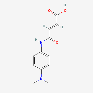 (2E)-3-{[4-(dimethylamino)phenyl]carbamoyl}prop-2-enoic acid - 6957-55-7