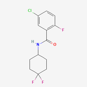 5-chloro-N-(4,4-difluorocyclohexyl)-2-fluorobenzamide - 2034515-72-3