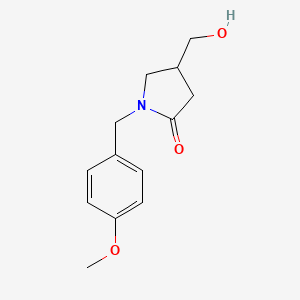 4-Hydroxymethyl-1-(4-methoxy-benzyl)-pyrrolidin-2-one - 96449-70-6