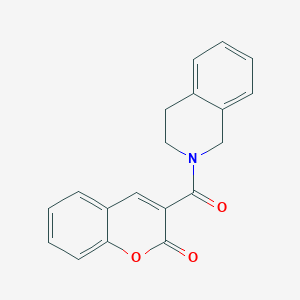 3-(1,2,3,4-tetrahydroisoquinoline-2-carbonyl)-2H-chromen-2-one - 309926-33-8