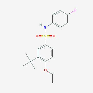 3-tert-butyl-4-ethoxy-N-(4-iodophenyl)benzene-1-sulfonamide - 2419268-76-9