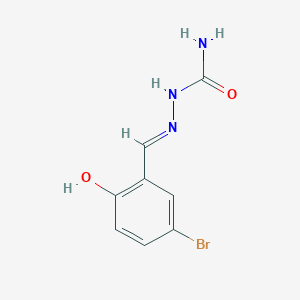 [(E)-[(5-bromo-2-hydroxyphenyl)methylidene]amino]urea - 54825-13-7