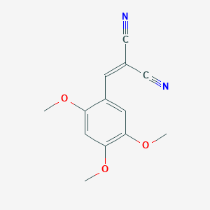 2-[(2,4,5-trimethoxyphenyl)methylidene]propanedinitrile - 5556-89-8