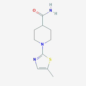 1-(5-methyl-1,3-thiazol-2-yl)piperidine-4-carboxamide - 2549050-10-2
