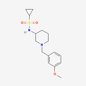 N-{1-[(3-methoxyphenyl)methyl]piperidin-3-yl}cyclopropanesulfonamide - 2549005-65-2