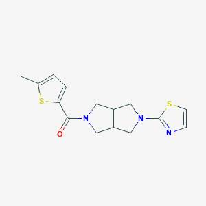 2-[5-(5-methylthiophene-2-carbonyl)-octahydropyrrolo[3,4-c]pyrrol-2-yl]-1,3-thiazole - 2549024-05-5